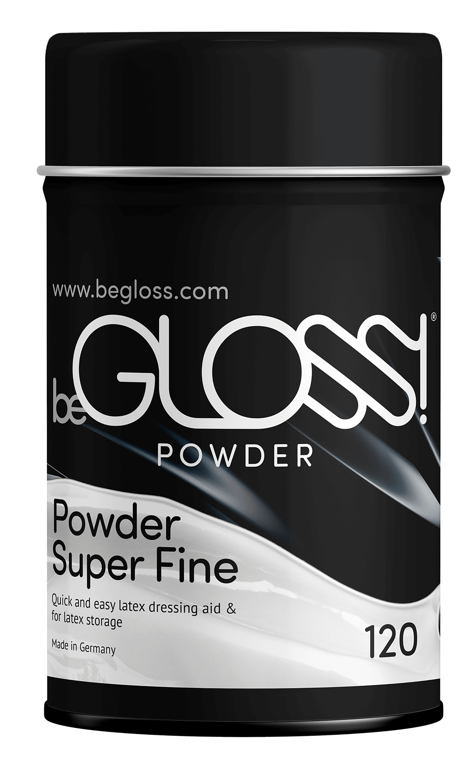beGLOSS TALCUM POWDER - Latex Storage & Dressing Aid