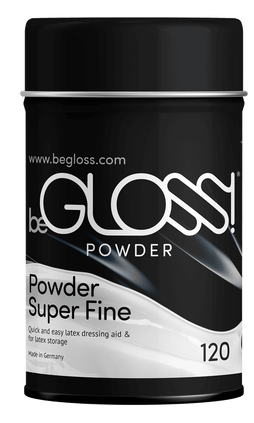 beGLOSS TALCUM POWDER - Latex Storage & Dressing Aid