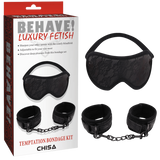 Temptation Bondage Kit (Black)