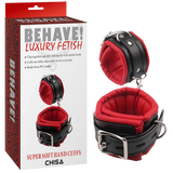 Super Soft Hand Cuffs (Red/Black)