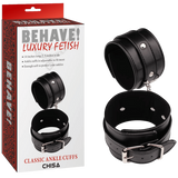 Classic Ankle Cuffs (Black)