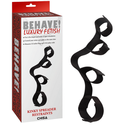 Kinky Spreader Restraints (Black)