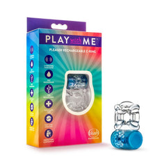 Play with Me Pleaser Rechargeable C Ring Blue-0