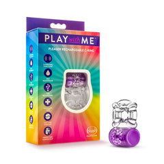 Play with Me Pleaser Rechargeable C Ring Purple-0