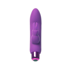 Alices Bunny Rechargeable Bullet w Rabbit Sleeve Purple-1