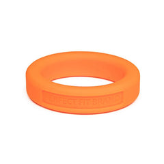 Classic Silicone Medium Stretch Penis Ring 36mm Orange-0