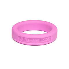 Classic Silicone Medium Stretch Penis Ring 36mm Pink-0