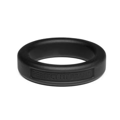 Classic Silicone Medium Stretch Penis Ring 36mm Black-0