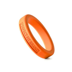 Classic Silicone Medium Stretch Penis Ring 44mm Orange-1