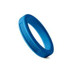 Classic Silicone Medium Stretch Penis Ring 44mm Blue-1