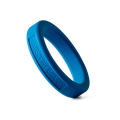 Classic Silicone Medium Stretch Penis Ring 44mm Blue-2