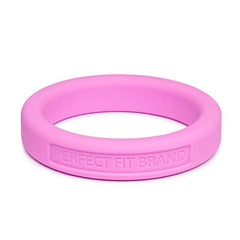 Classic Silicone Medium Stretch Penis Ring 44mm Pink-0