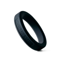 Classic Silicone Medium Stretch Penis Ring 44mm Black-2