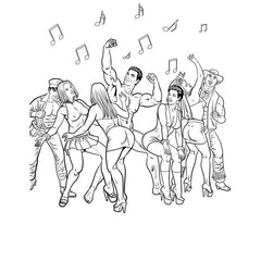 Bachelorette Party Colouring Book-2