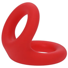 Uplift Silicone Cock Ring Crimson-2