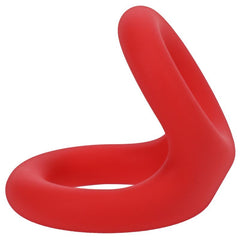 Uplift Silicone Cock Ring Crimson-3