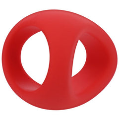 Stirrup Silicone Cock Ring Crimson-1