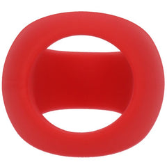 Stirrup Silicone Cock Ring Crimson-2