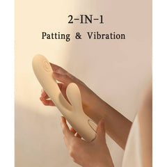 Pada Rabbit and G-Spot Pulsing Vibrator White-4