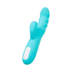 JOS Merry Swirl Rotating Shaft Rabbit Vibrator Blue-0