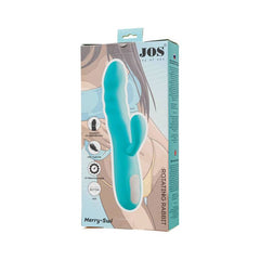 JOS Merry Swirl Rotating Shaft Rabbit Vibrator Blue-6