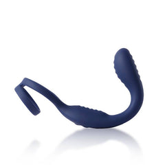 VibraDuo Vibrating Anal Probe and Perineum Stim with Cockring-2