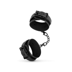 Faux Leather Ankle Cuffs Black-6