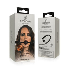 Breathable Silicone Ball Gag Black-6