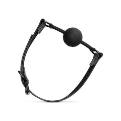 Breathable Silicone Ball Gag Black-8