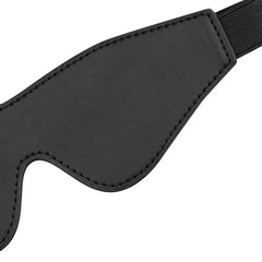 Faux Leather Blindfold Black-2