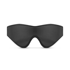 Faux Leather Blindfold Black-3