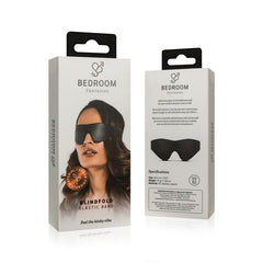 Faux Leather Blindfold Black-5