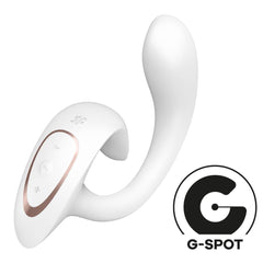 Satisfyer G for Goddess 1 Rabbit Vibrator White-0