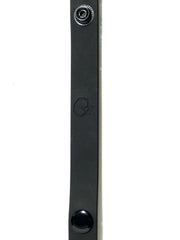 Boneyard Silicone Cock Strap - 3 Snap Ring - Black