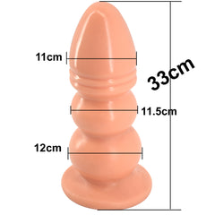 Huge Anal Plug - Flesh