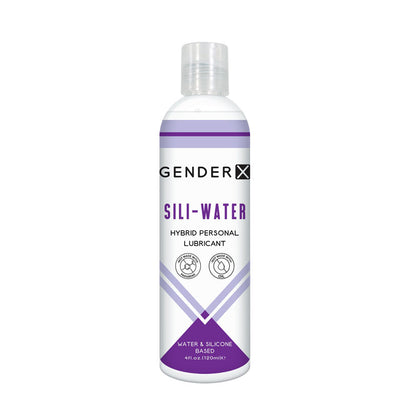 Gender X SILI-WATER - 120 ml - Hybrid Lubricant - 120 ml Bottle-0