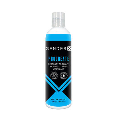 Gender X PROCREATE - 120 ml - Fertility Friendly Water Based Lubricant - 120 ml-0