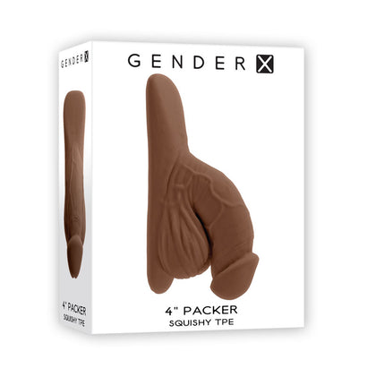 Gender X 4'' PACKER - Dark - Brown 10 cm Packer-0