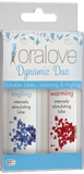 Oralove Dynamic Duo Lickable Lubes - Warming & Tingling