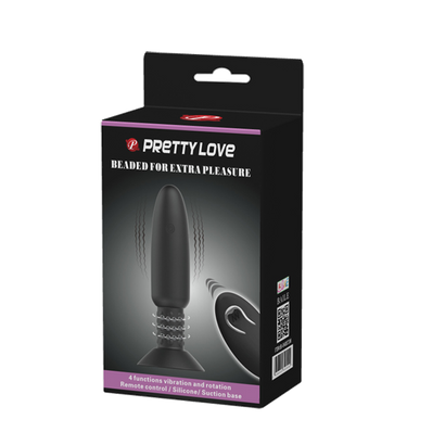 Rechargeable Beaded For Extra Romance (Black)