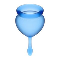 Feel Good Menstrual Cup  Dark Blue 2pcs