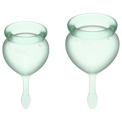 Feel Good Menstrual Cup  Light Green 2pcs